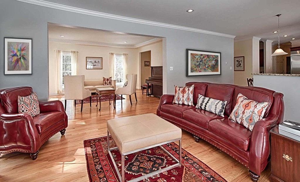3 Ballard Terrace Lexington, MA 02420 - Photo 8 of 24 a living room with furniture wooden floor and a window