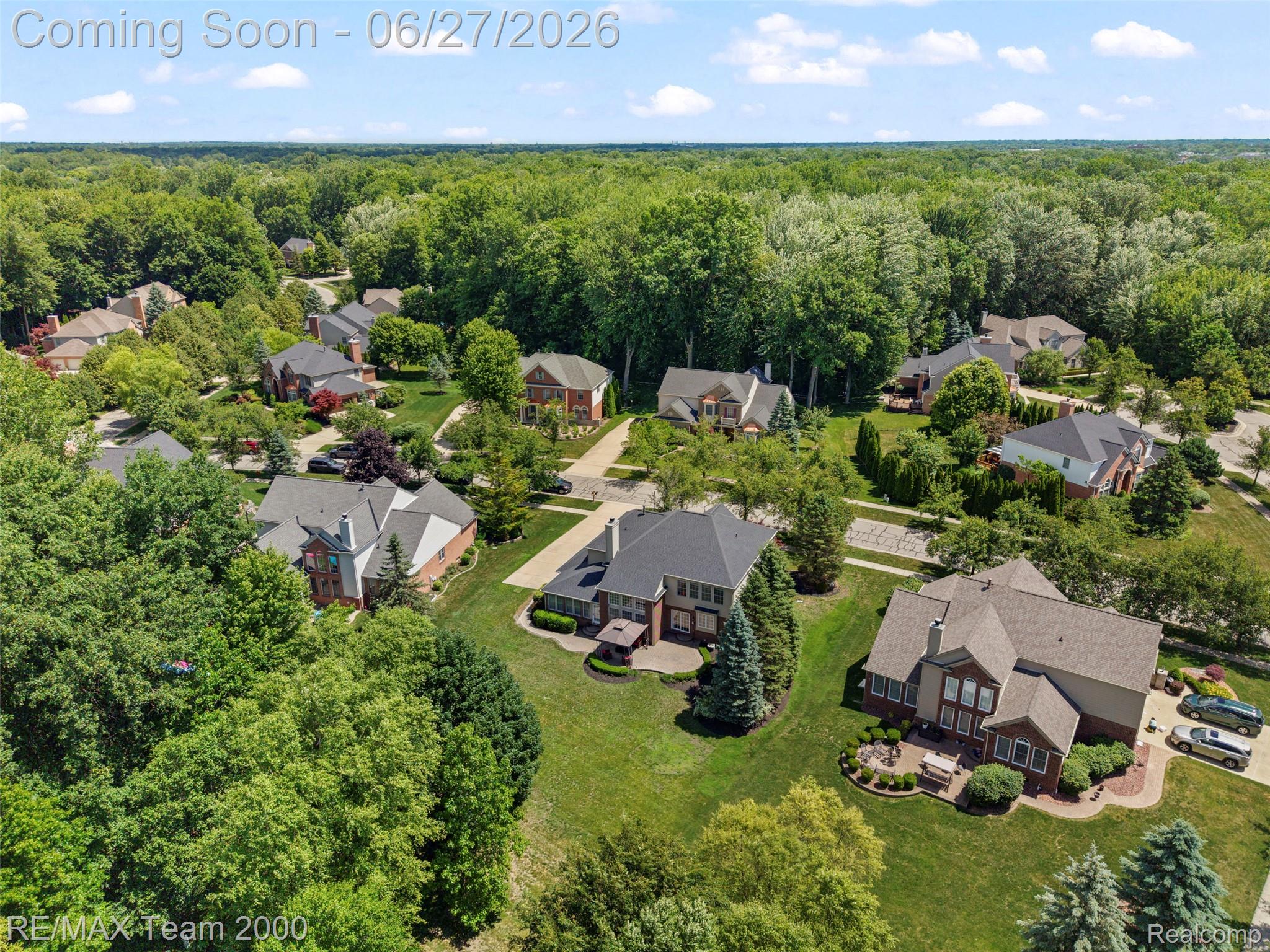 1248 Lasalle Road Canton, MI 48187 - Photo 63 of 67 Expansive residential area featuring numerous properties set among mature trees