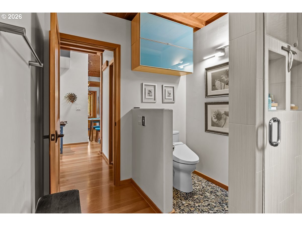 4975 Heceta Beach Road Florence, OR 97439 - Photo 28 of 48 a bathroom with a toilet and a shower