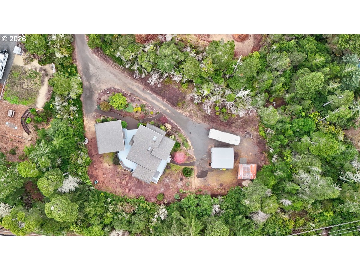 4975 Heceta Beach Road Florence, OR 97439 - Photo 45 of 48 a black and white photo of a house