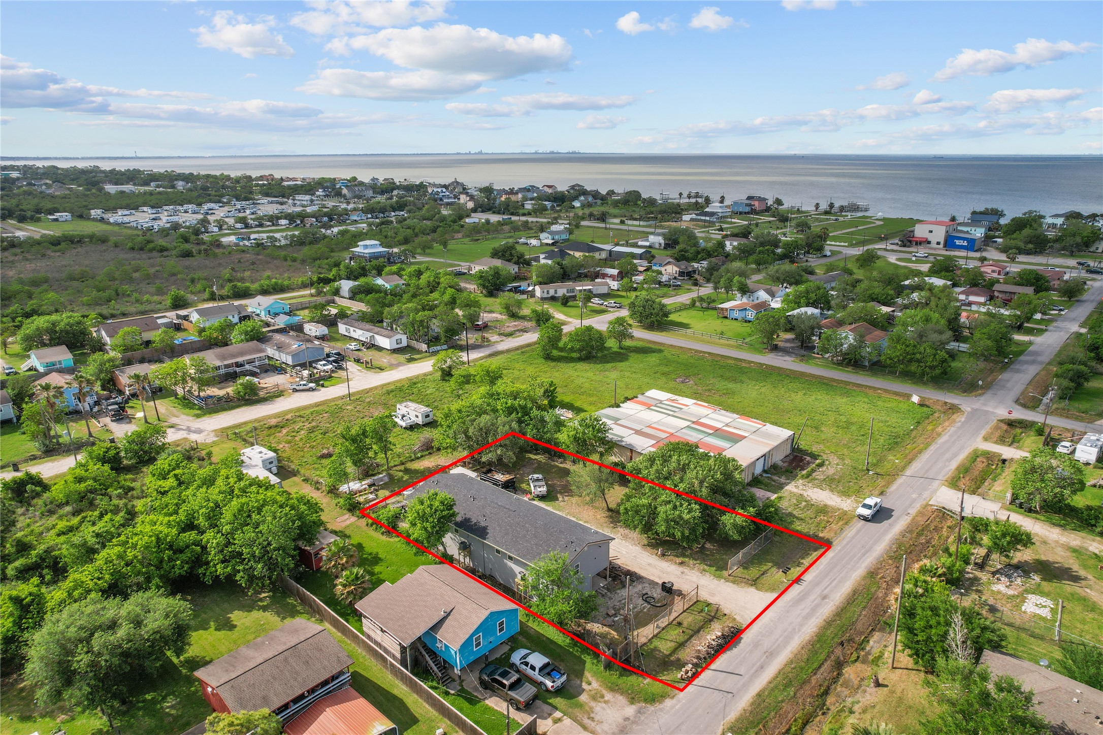 316 20th Street, Unit B San Leon, TX 77539 - Photo 8 of 11 an aerial view of a city