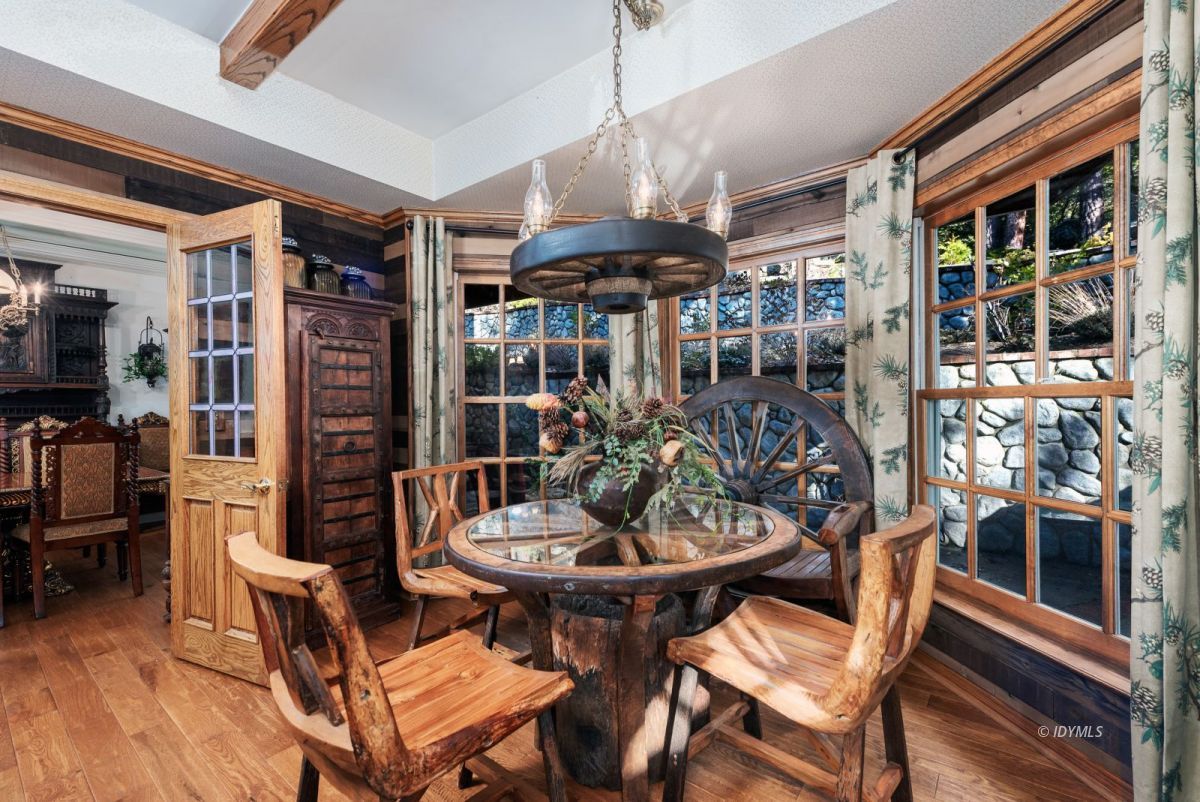 52595 Idyllmont Road Idyllwild, CA 92549 - Photo 29 of 58 a outdoor dining space with furniture and outdoor view