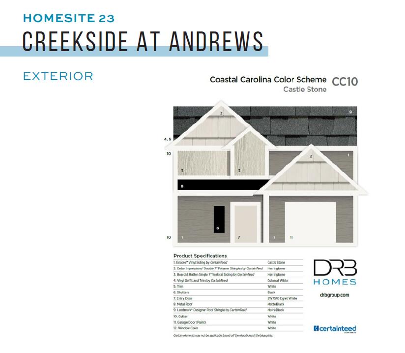 448 Cadbury Loop Summerville, SC 29486 - Photo 22 of 25 Exterior Colors