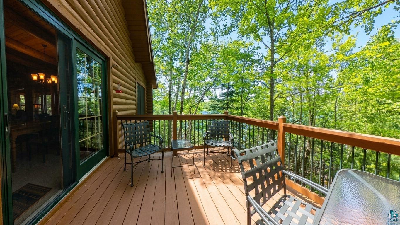 2357 Retreat Lodge Road Cook, MN 55723 - Photo 10 of 61 View of wooden deck