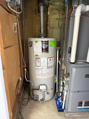 a room with storage and utility