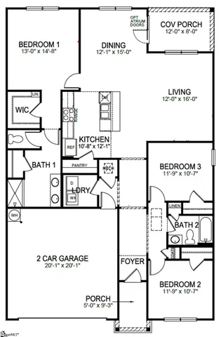 $247,900 | 104 Pebble Crk Court, Greenwood, SC 29646