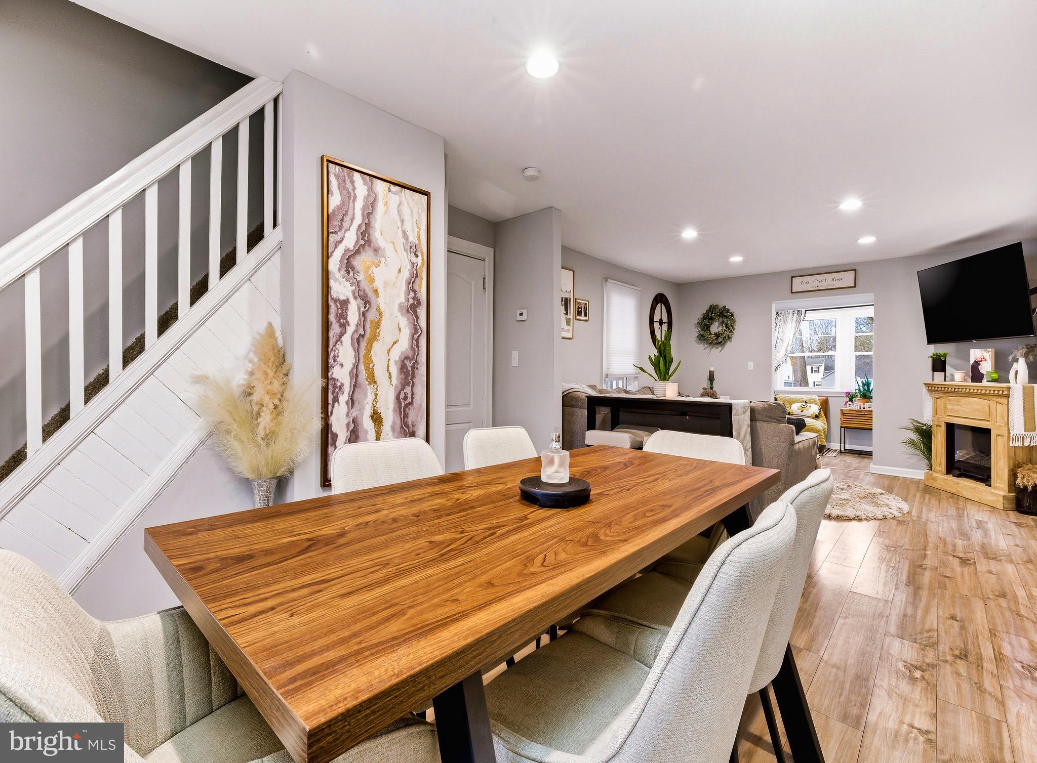 321 West Avenue Pitman, NJ 08071 - Photo 12 of 24 a dining room with wooden floor and furniture