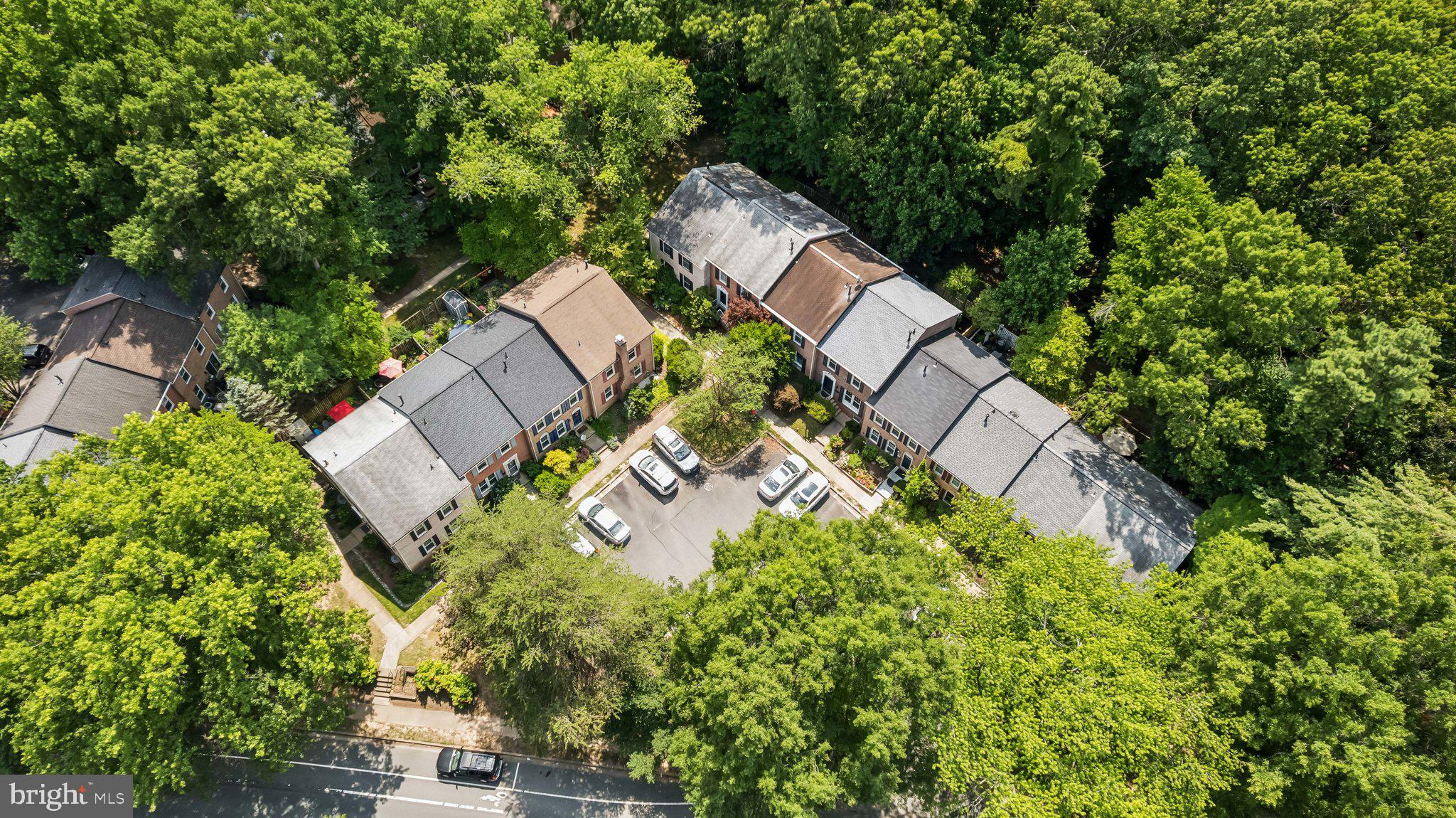 2408 Wanda Way Reston, VA 20191 - Photo 31 of 45 an aerial view of a house with a yard and outdoor seating