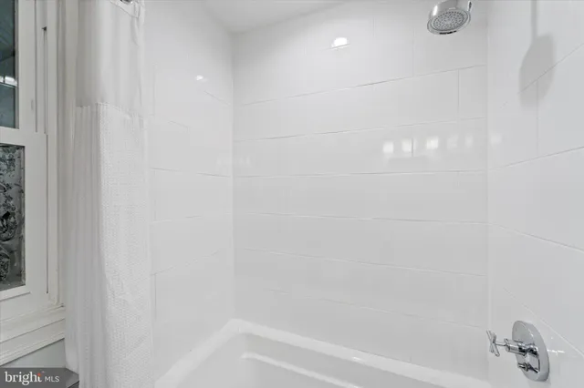 a close up of a bathtub