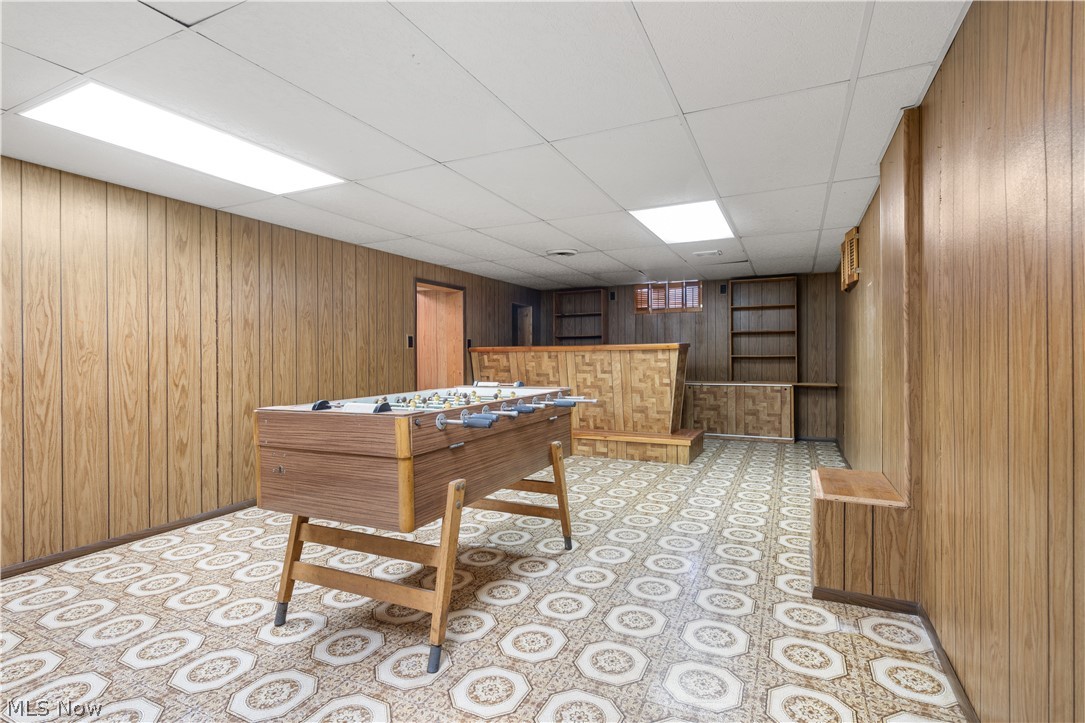 529 Hillman Road Akron, OH 44312 - Photo 16 of 21 Lower level rec room