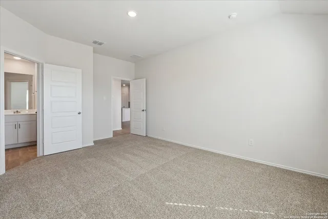 a view of an empty room