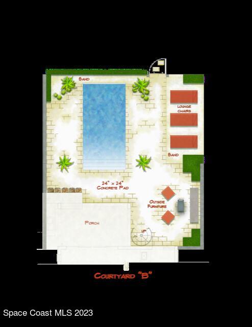 14 Ocean River Drive Cocoa Beach, FL 32931 - Photo 8 of 15 a view of a book shelf with a wooden floor