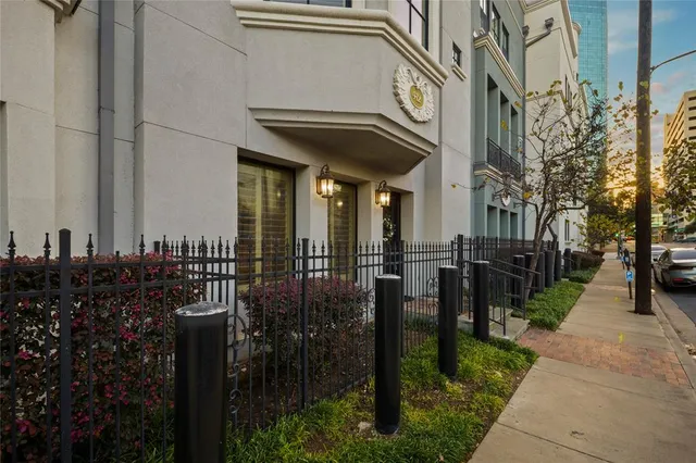 a view of street along with trees