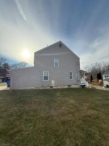 a backyard of a house