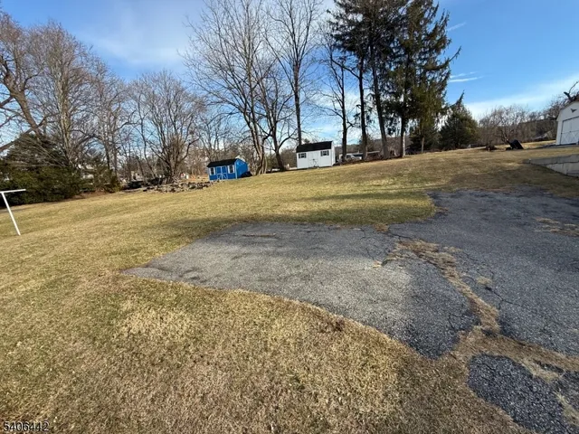 a view of road covered with snow
