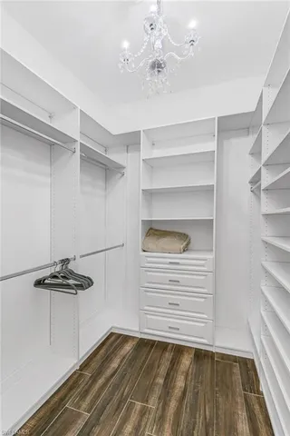 a walk in closet
