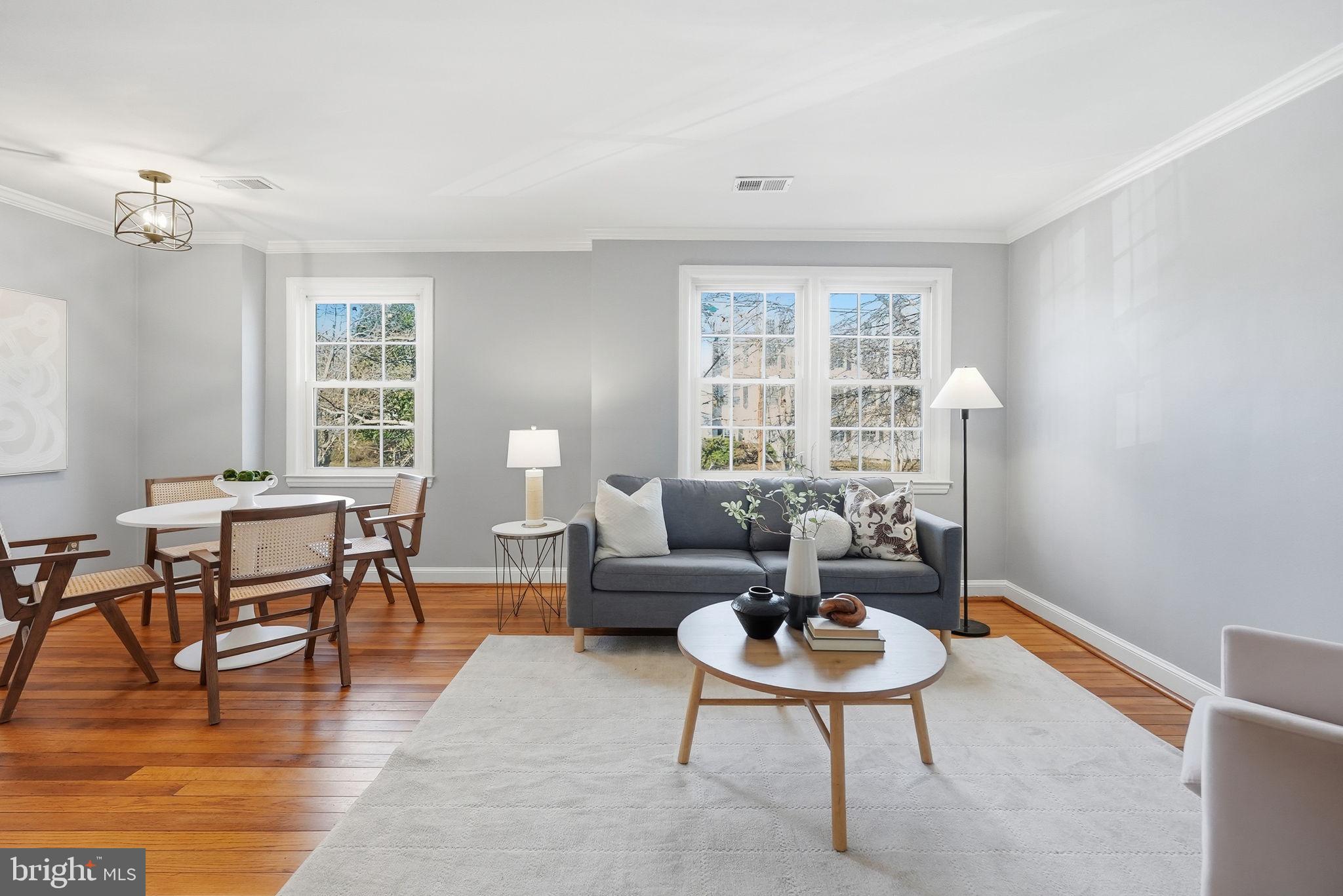 2900 13th Road South, Unit 201 Arlington, VA 22204 - Photo 10 of 32 a living room with furniture and a large window