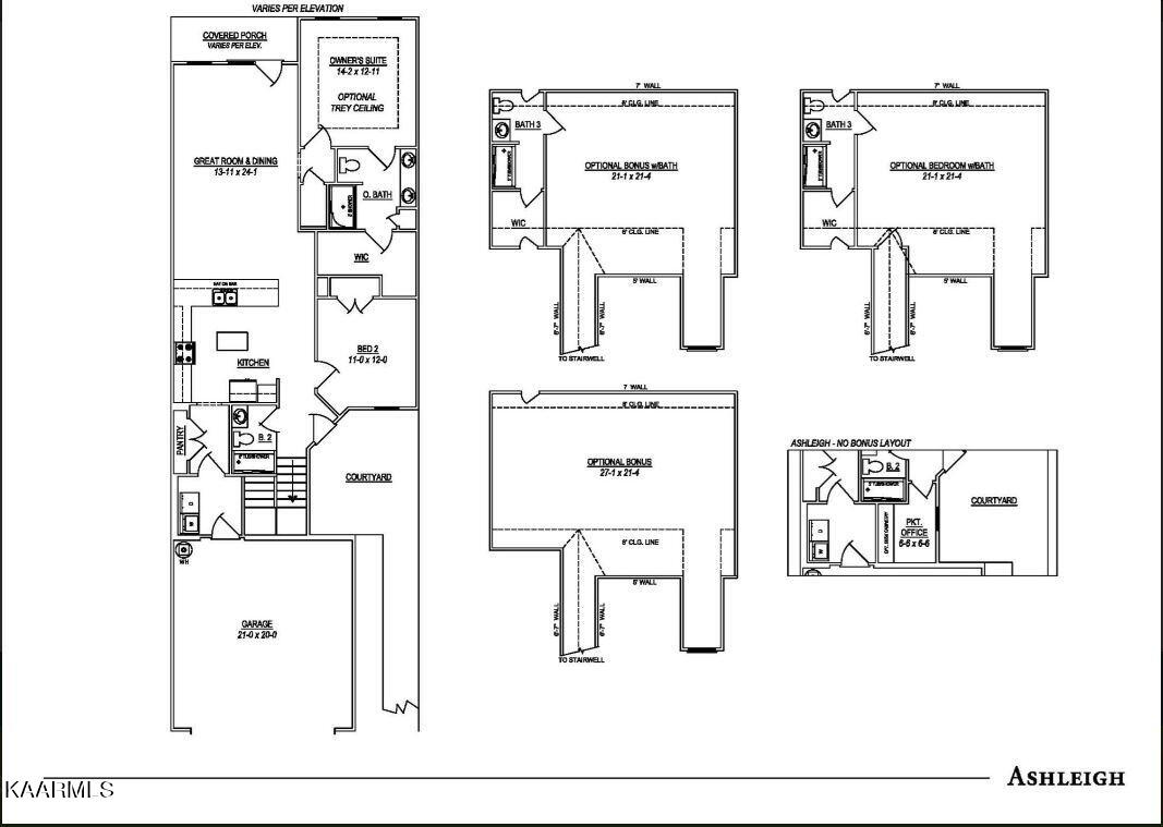 172 Goldheart Road Farragut, TN 37934 - Photo 6 of 6 Ashleigh Floorplan
