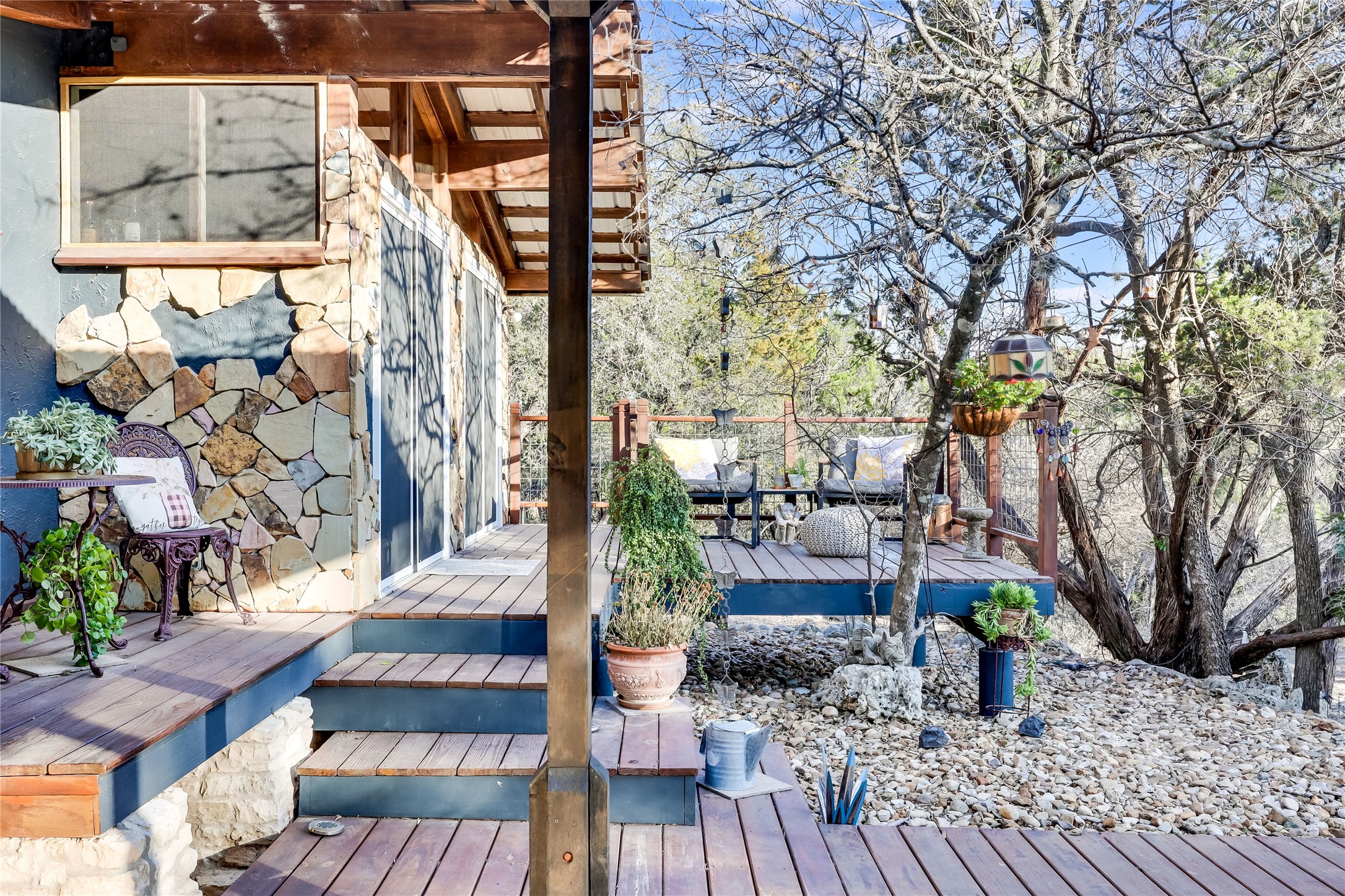 14606 Custer Court Austin, TX 78734 - Photo 6 of 35 Front Deck Patio with Hill Country Views!