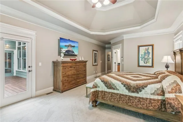 a living room with furniture a dining table and a rug