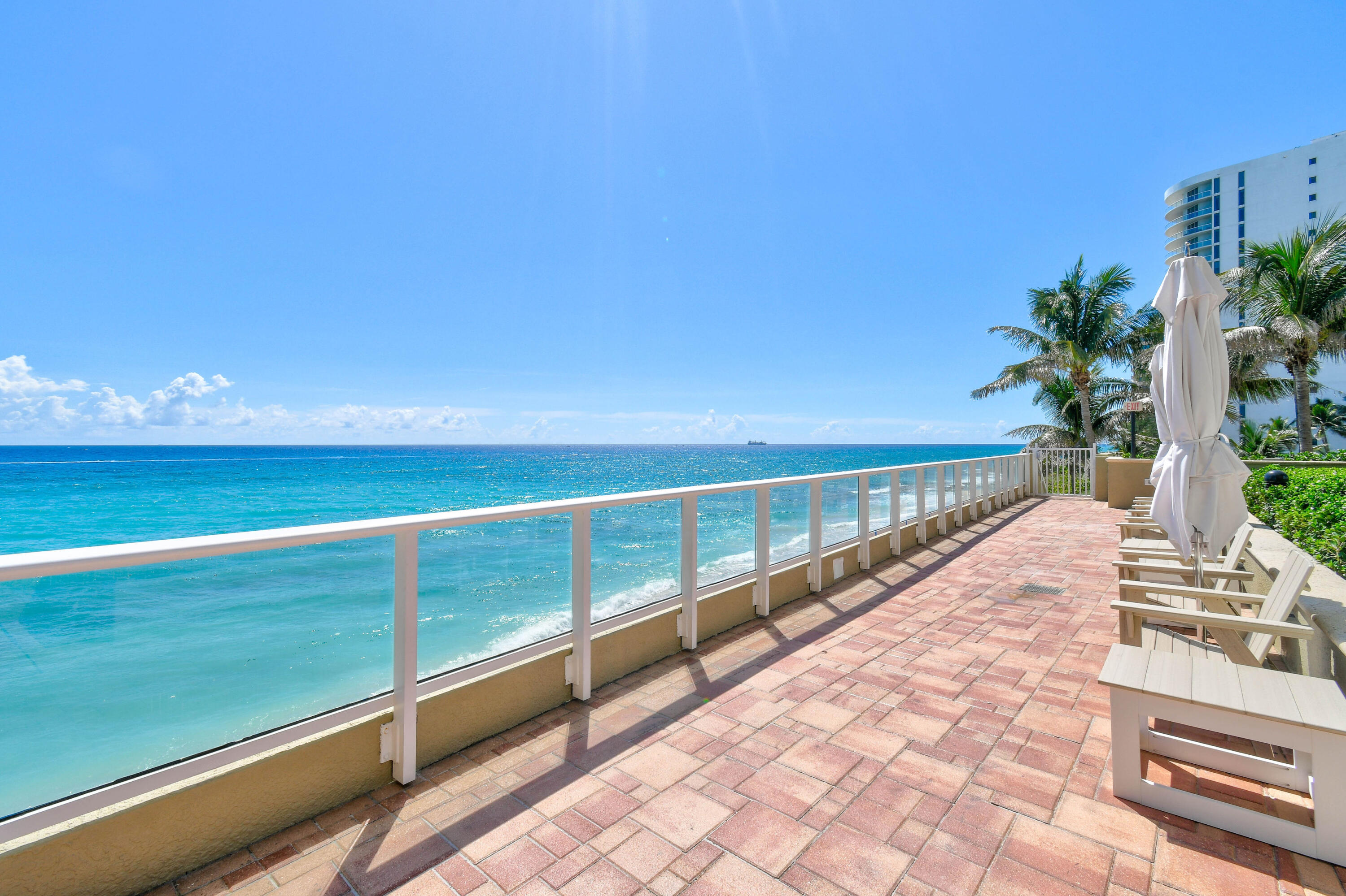 5050 North Ocean Drive, Unit 702 Singer Island, FL 33404 - Photo 25 of 40 a view of balcony with ocean view