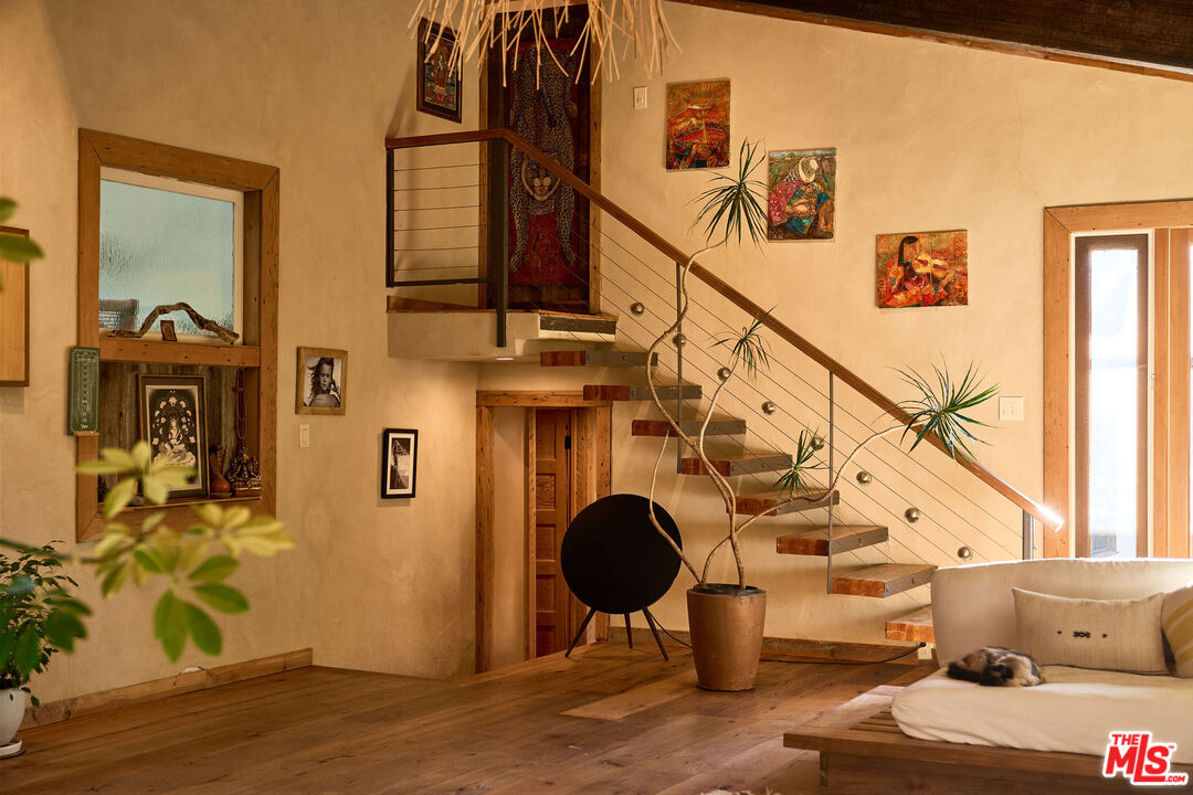 22068 Topanga School Road Topanga, CA 90290 - Photo 17 of 70 a view of entryway and hall with wooden floor