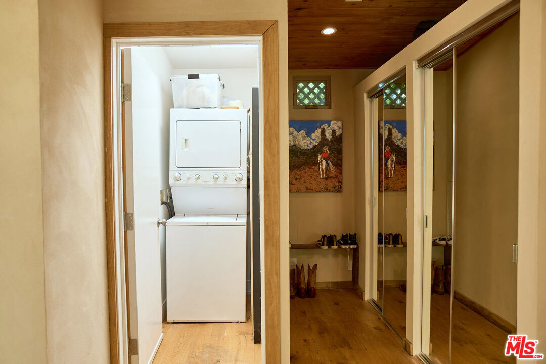 22068 Topanga School Road Topanga, CA 90290 - Photo 50 of 70 a view of a hallway with bathroom and a bathroom