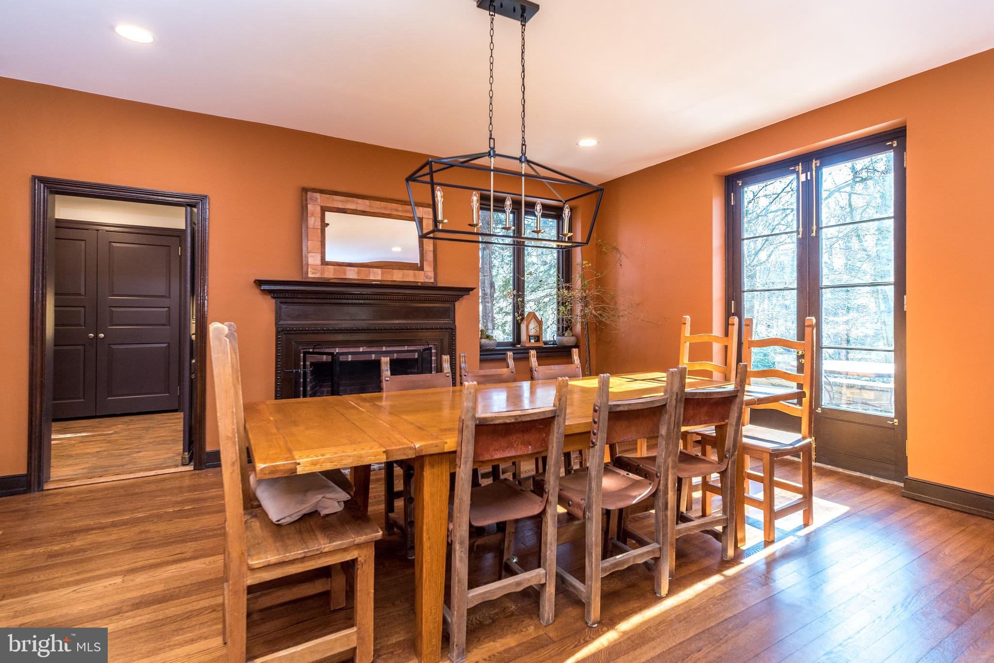 1400 Mill Road Jenkintown, PA 19046 - Photo 14 of 92 Dining Room & Wood Burning Fireplace