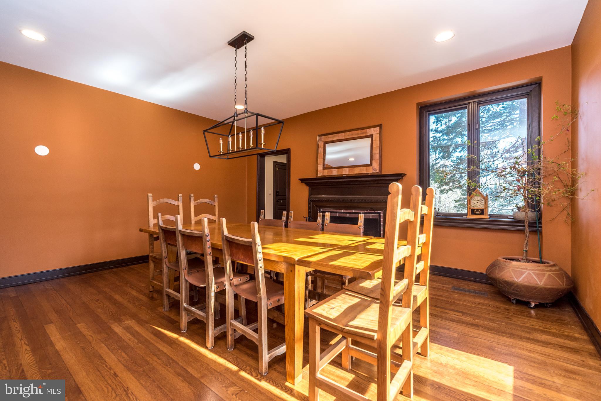 1400 Mill Road Jenkintown, PA 19046 - Photo 15 of 92 Dining Room & Wood Burning Fireplace