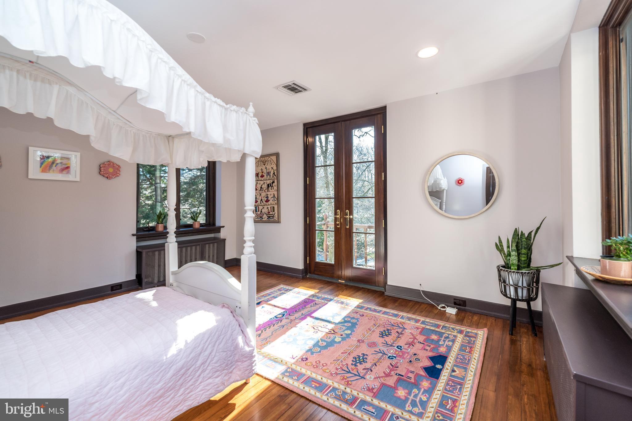 1400 Mill Road Jenkintown, PA 19046 - Photo 51 of 92 3rd Bedroom with French Doors to Balcony