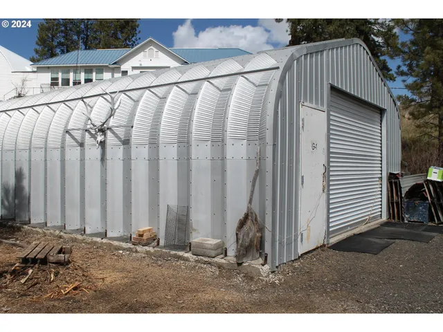 a backyard of a house