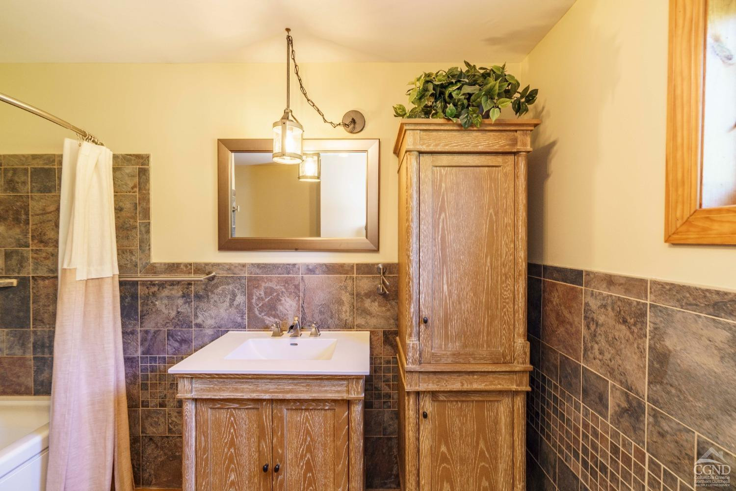 38 Cheviot Road, Unit 8 Germantown, NY 12526 - Photo 17 of 28 a bathroom with a sink and a mirror