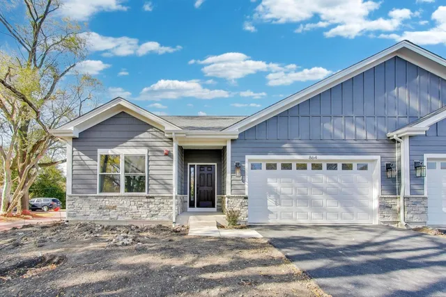 a view of a house with a patio