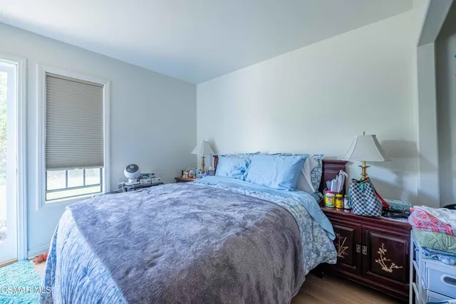 a view of a bathtub in a room