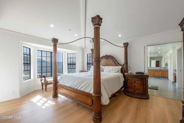 a view of a city with mountains in the background