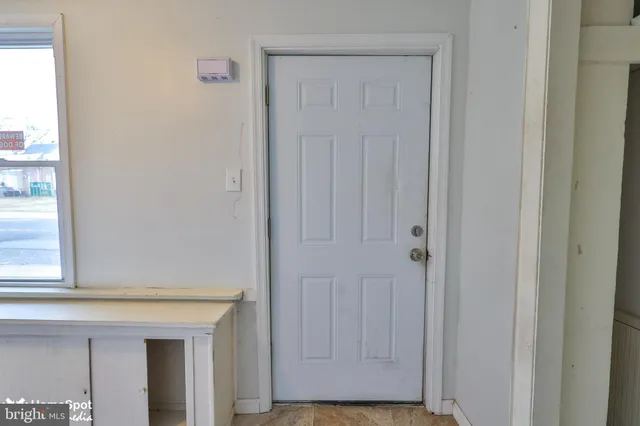 a view of front door