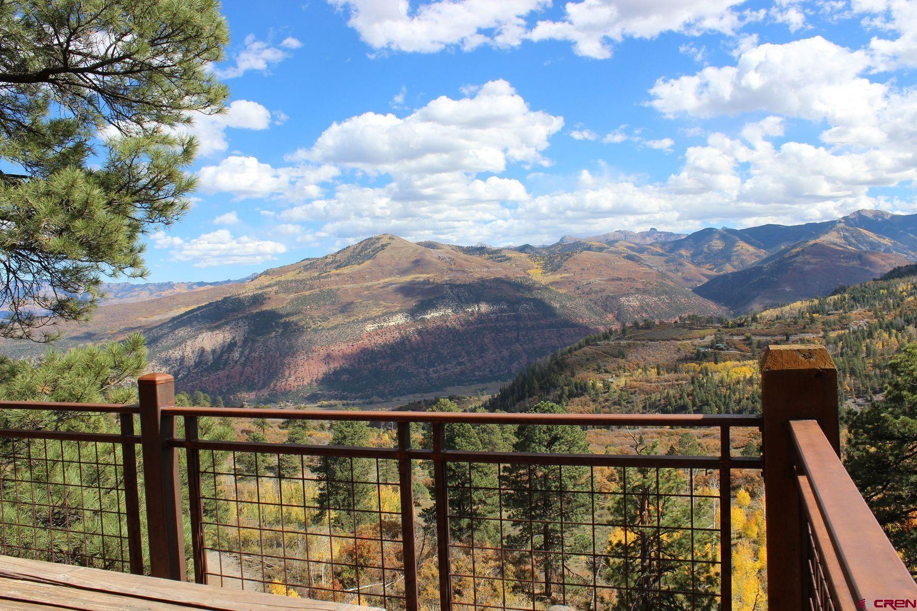 178 Valley View Road Ridgway, CO 81432 - Photo 14 of 45 a view of a city from a balcony