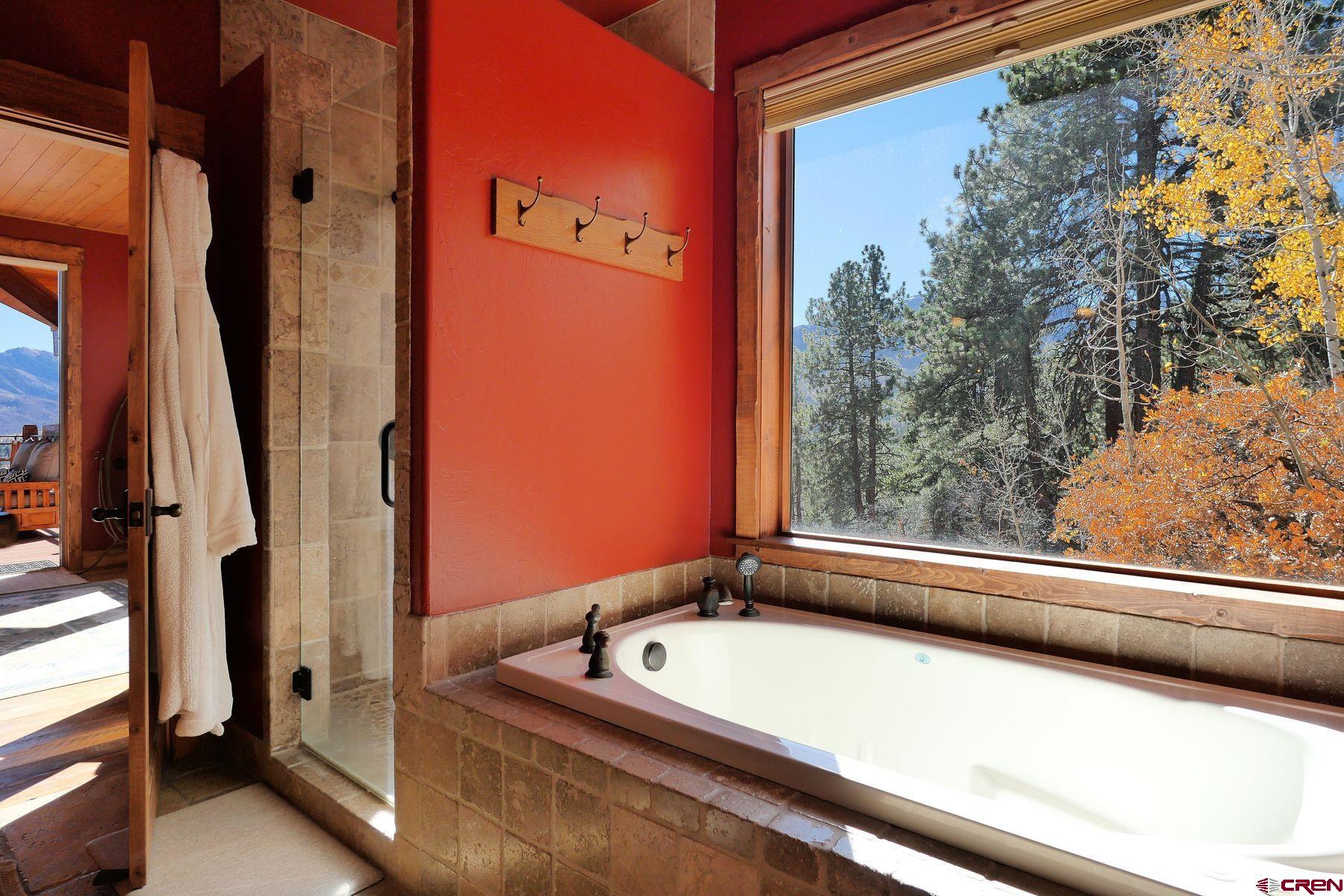 178 Valley View Road Ridgway, CO 81432 - Photo 21 of 45 a bathroom with a bathtub and shower