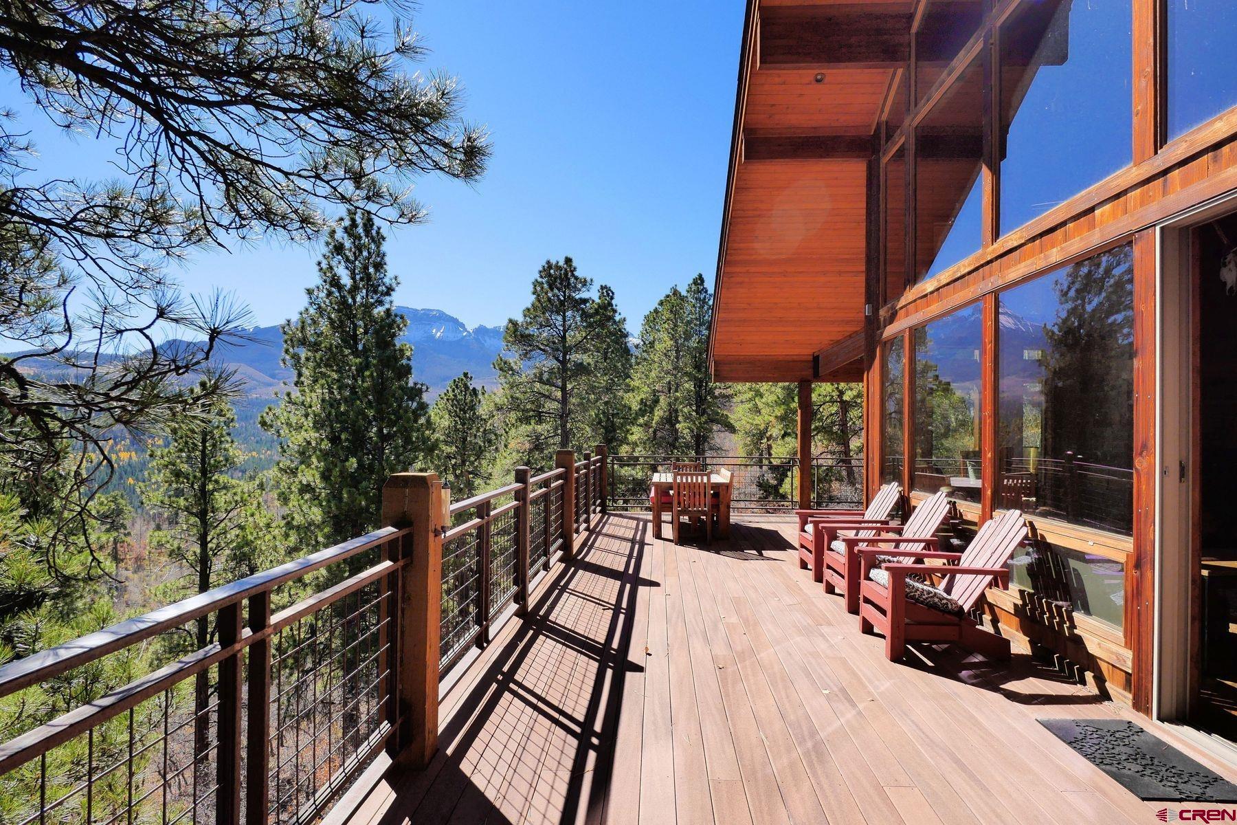 178 Valley View Road Ridgway, CO 81432 - Photo 10 of 45 a view of a balcony with chairs