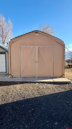 a backyard of a house