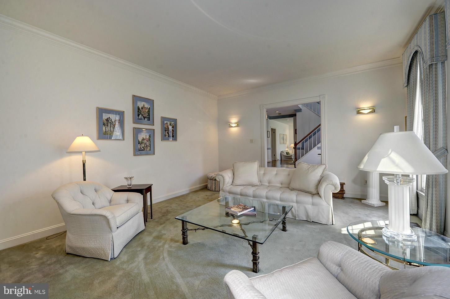 9706 Middleton Ridge Road Vienna, VA 22182 - Photo 6 of 30 Living Room with Masonry Fireplace