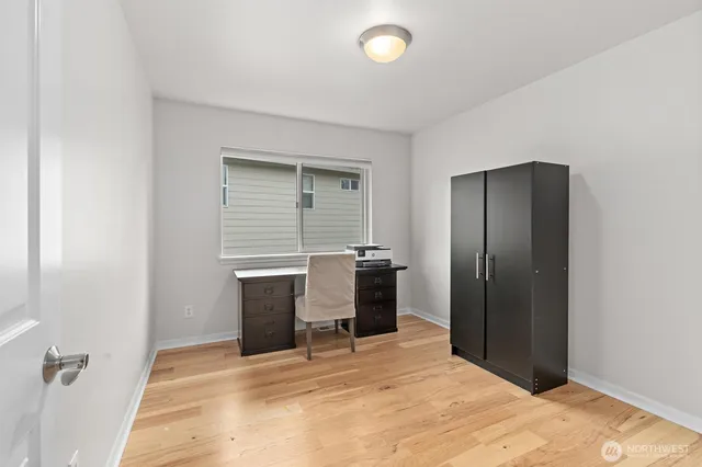 a view of a livingroom with a staircase