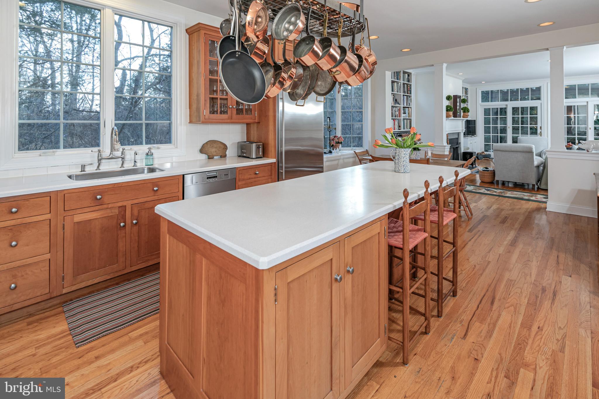 2 Windermere Way Princeton, NJ 08540 - Photo 13 of 30 a large kitchen with a large window and stainless steel appliances