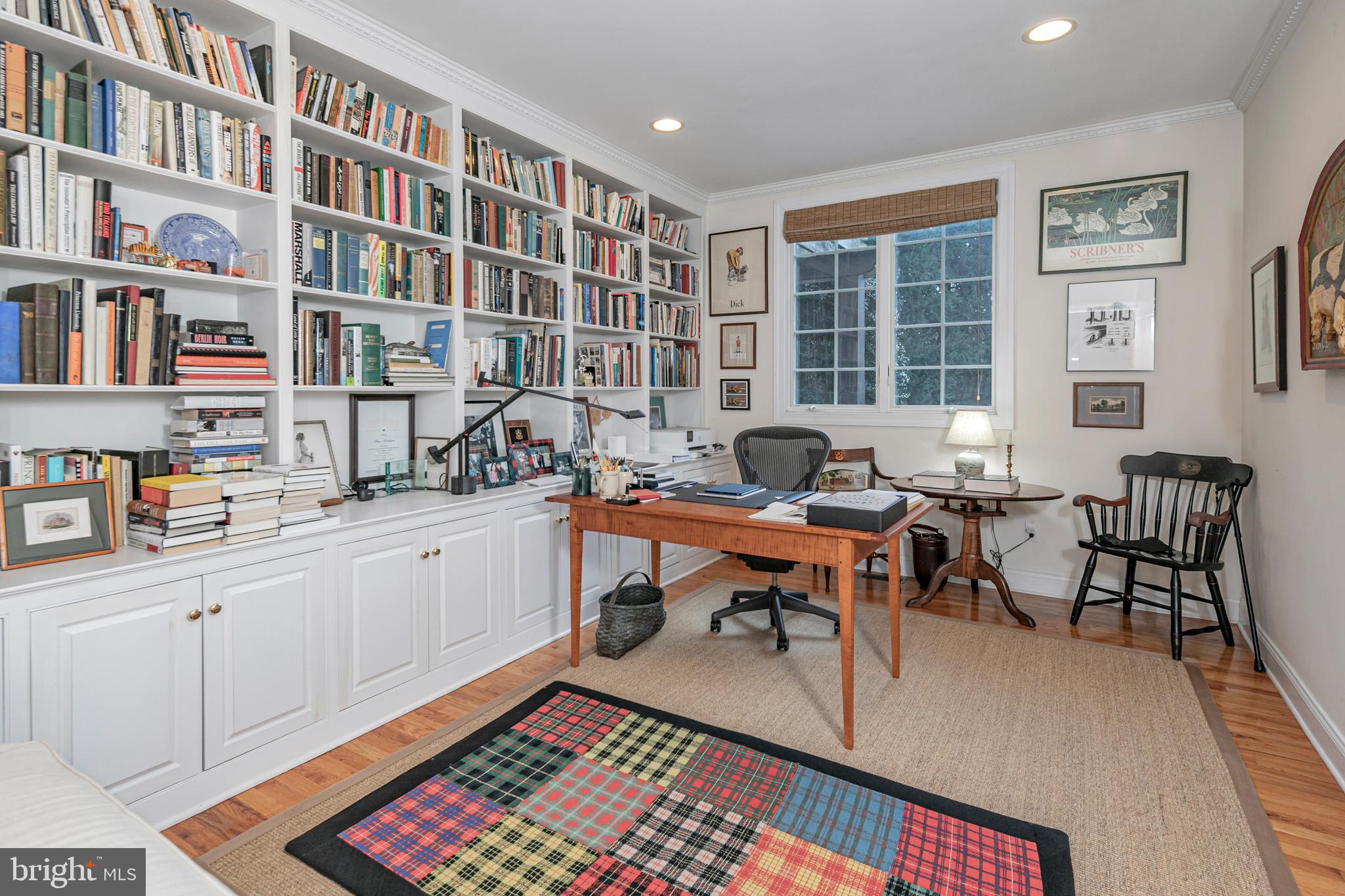 2 Windermere Way Princeton, NJ 08540 - Photo 17 of 30 a view of a workspace with furniture and a bookshelf