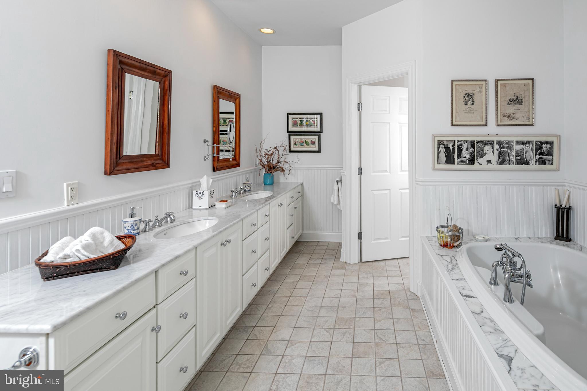 2 Windermere Way Princeton, NJ 08540 - Photo 20 of 30 a bathroom with a double vanity sink mirror and