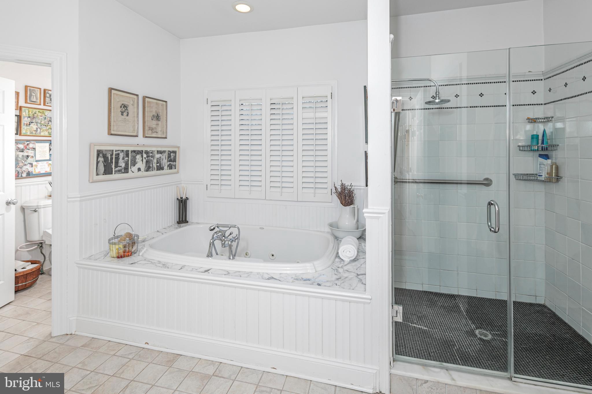 2 Windermere Way Princeton, NJ 08540 - Photo 21 of 30 a bathroom with a bathtub and a shower
