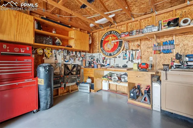 a view of storage and utility room