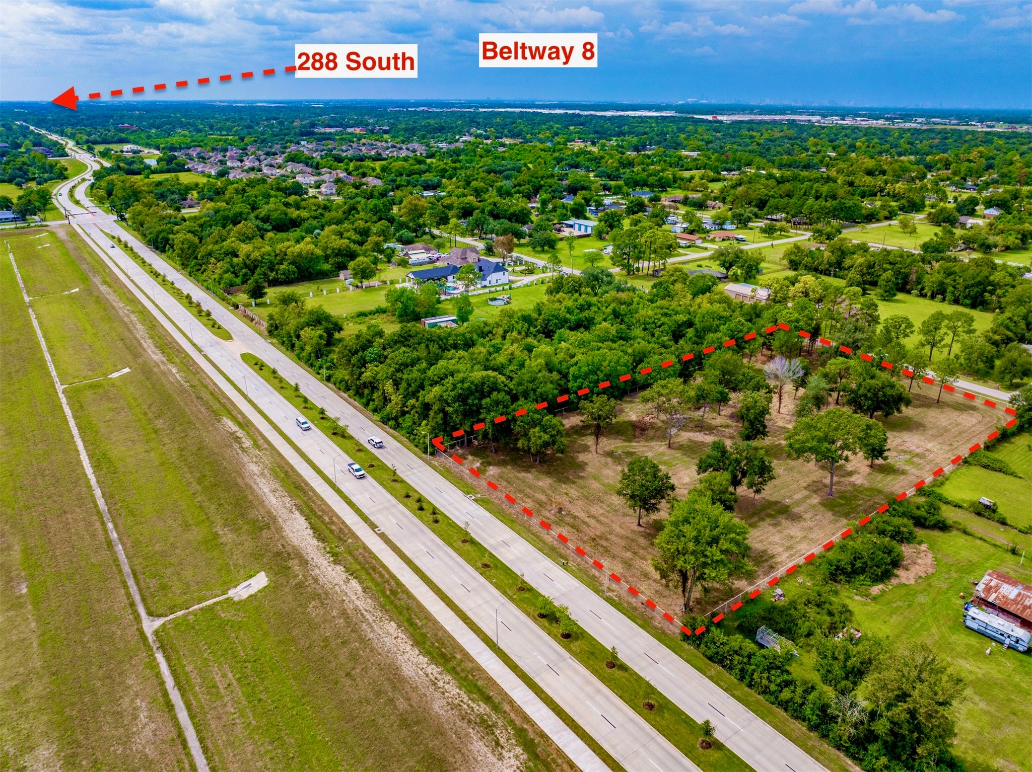 0 Rice Road Pearland, TX 77581 - Photo 2 of 13 a view of a back yard