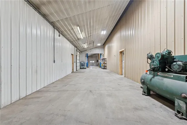 a room with storage and utility