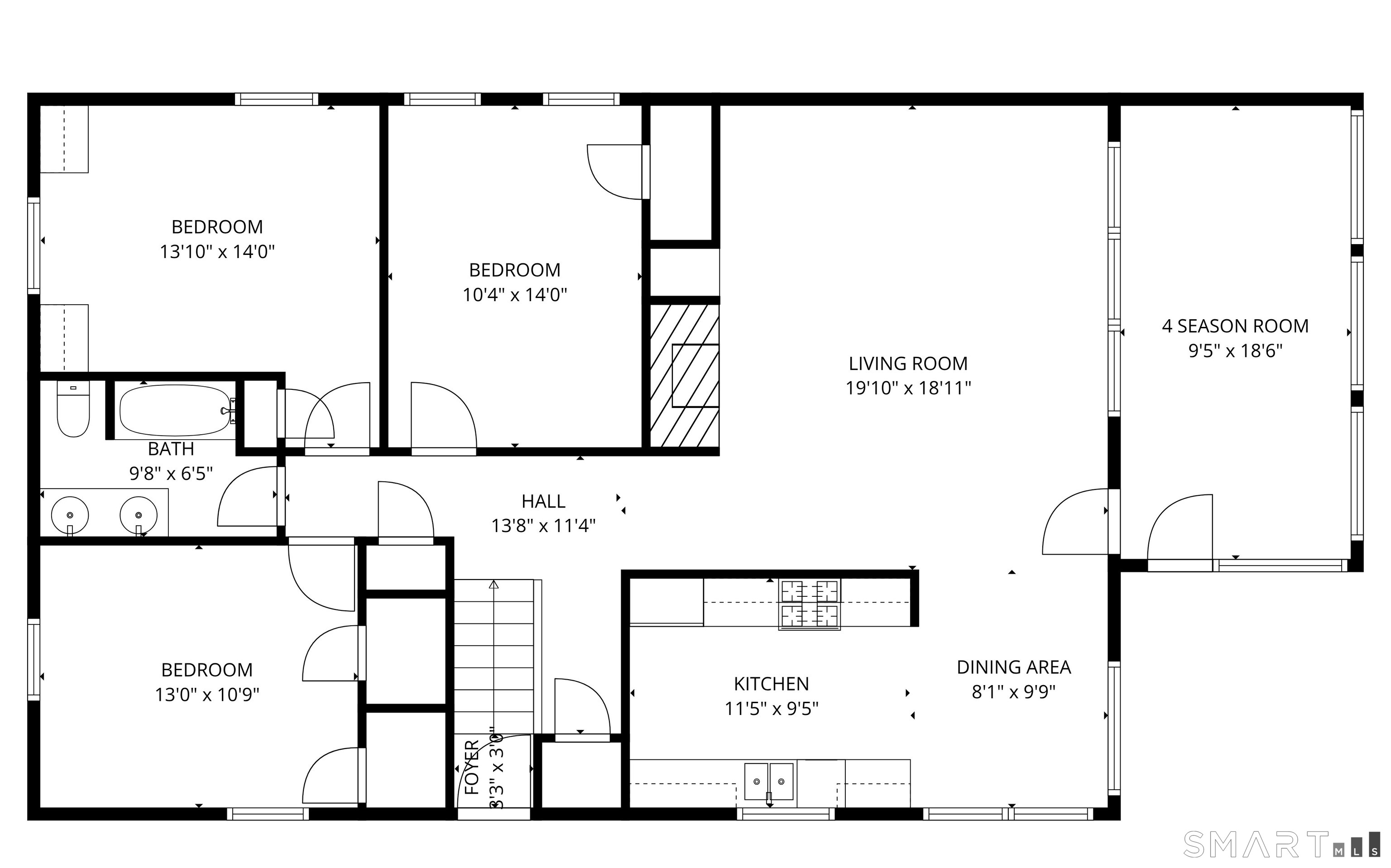 2 A Lakeview Road Brookfield, CT 06804 - Photo 39 of 40 Main Level Floor Plan